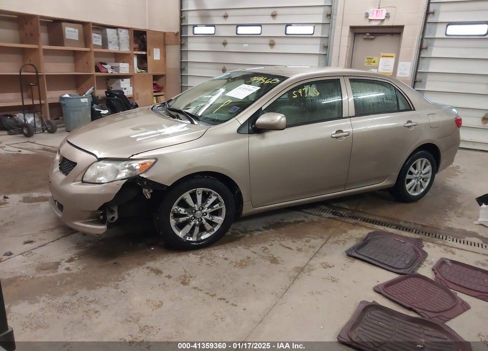 2009 TOYOTA COROLLA LE VIN: 1NXBU40E59Z005356