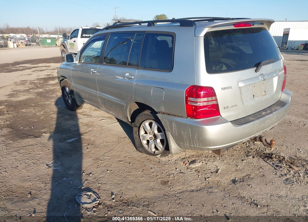 2003 TOYOTA HIGHLANDER V6 VIN: JTEHF21A430155882