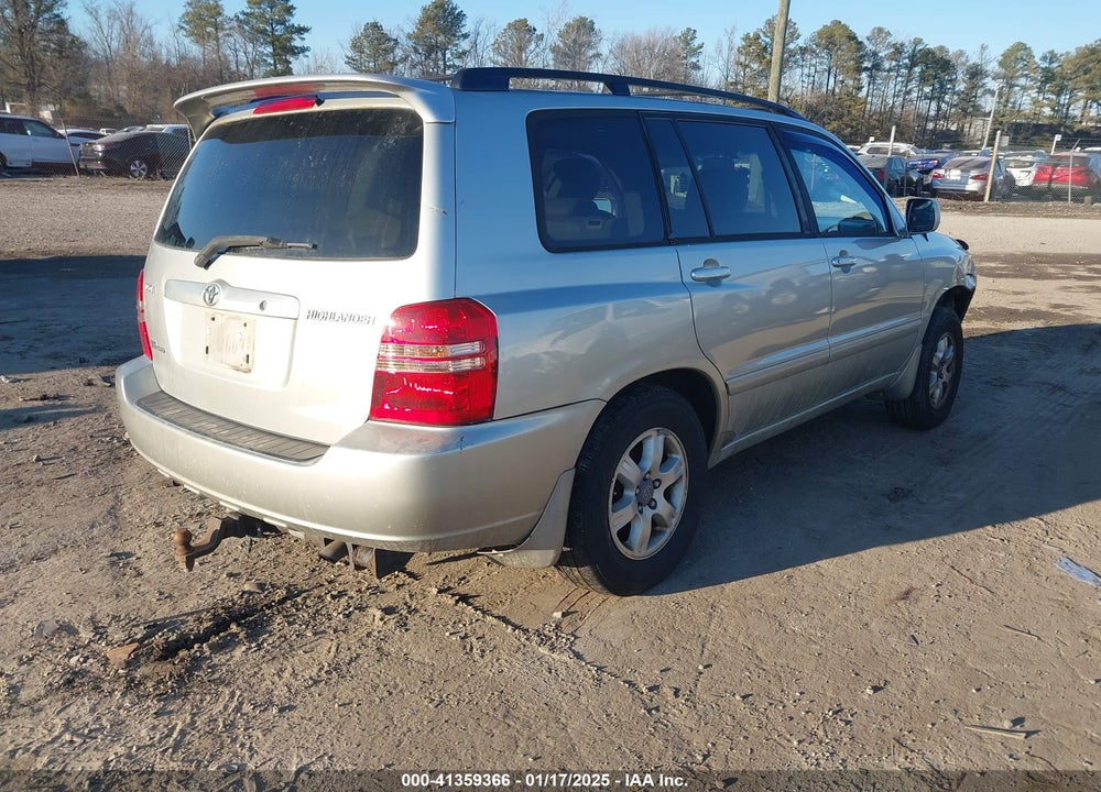 2003 TOYOTA HIGHLANDER V6 VIN: JTEHF21A430155882