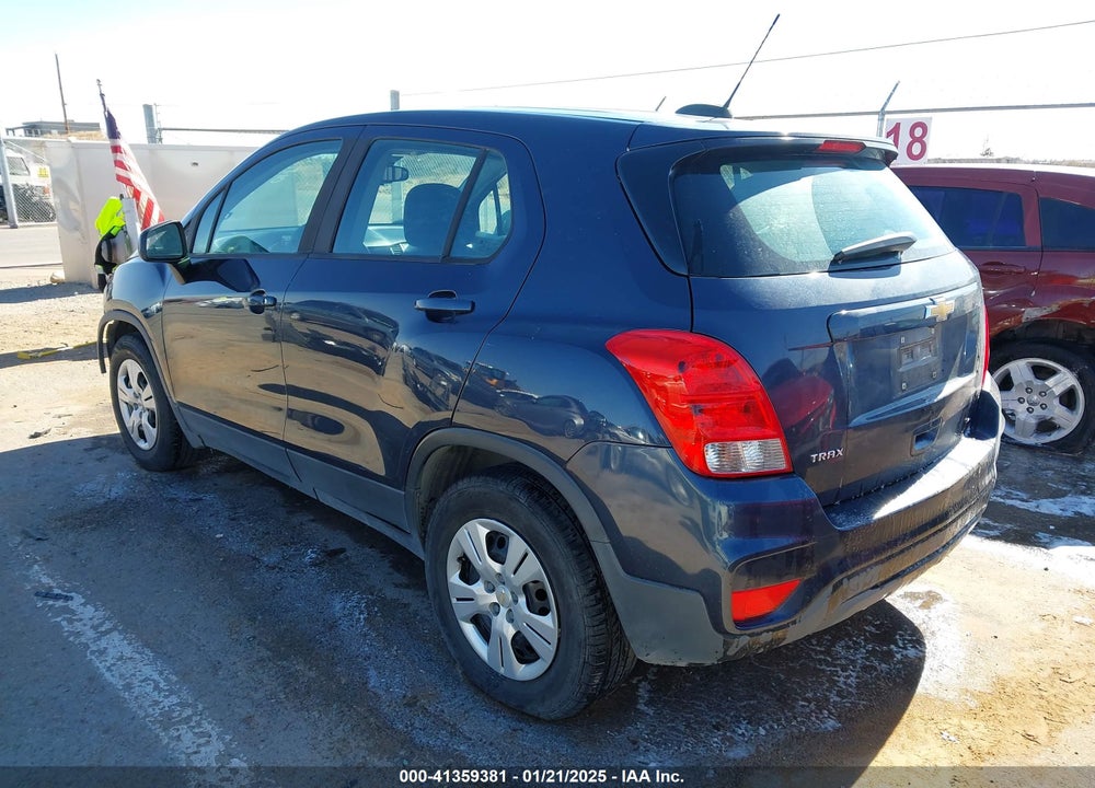 2018 CHEVROLET TRAX LS VIN: 3GNCJKSBXJL172116