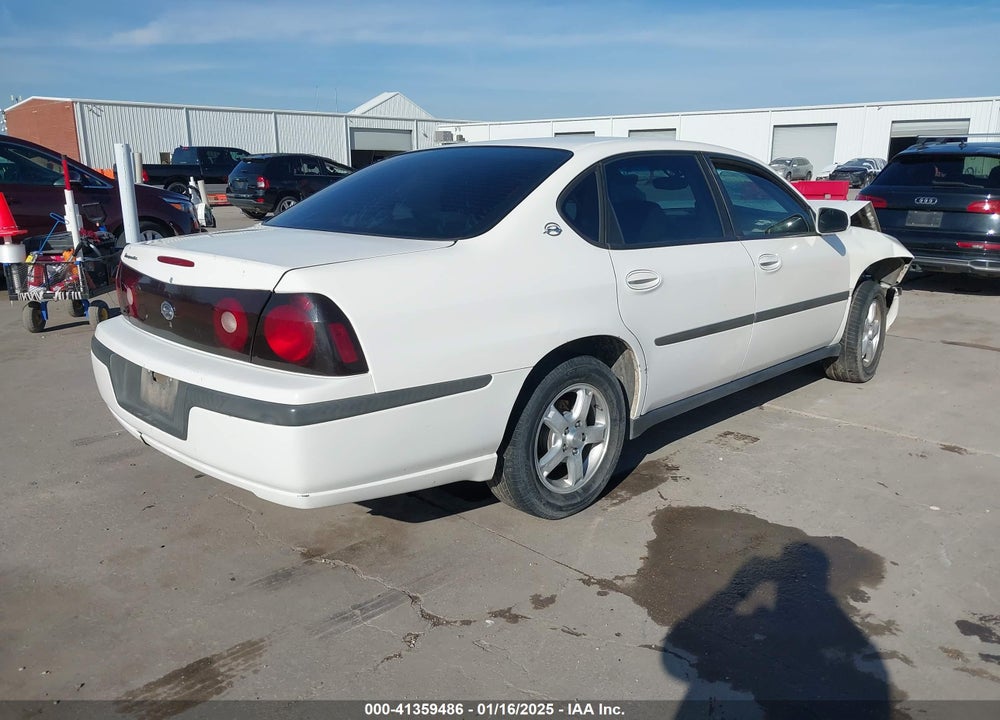 2005 CHEVROLET IMPALA VIN: 2G1WF52E959111960