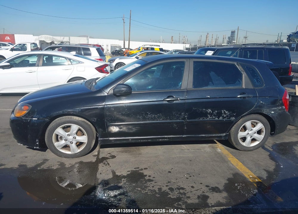 2008 KIA SPECTRA5 SX VIN: KNAFE162585011081