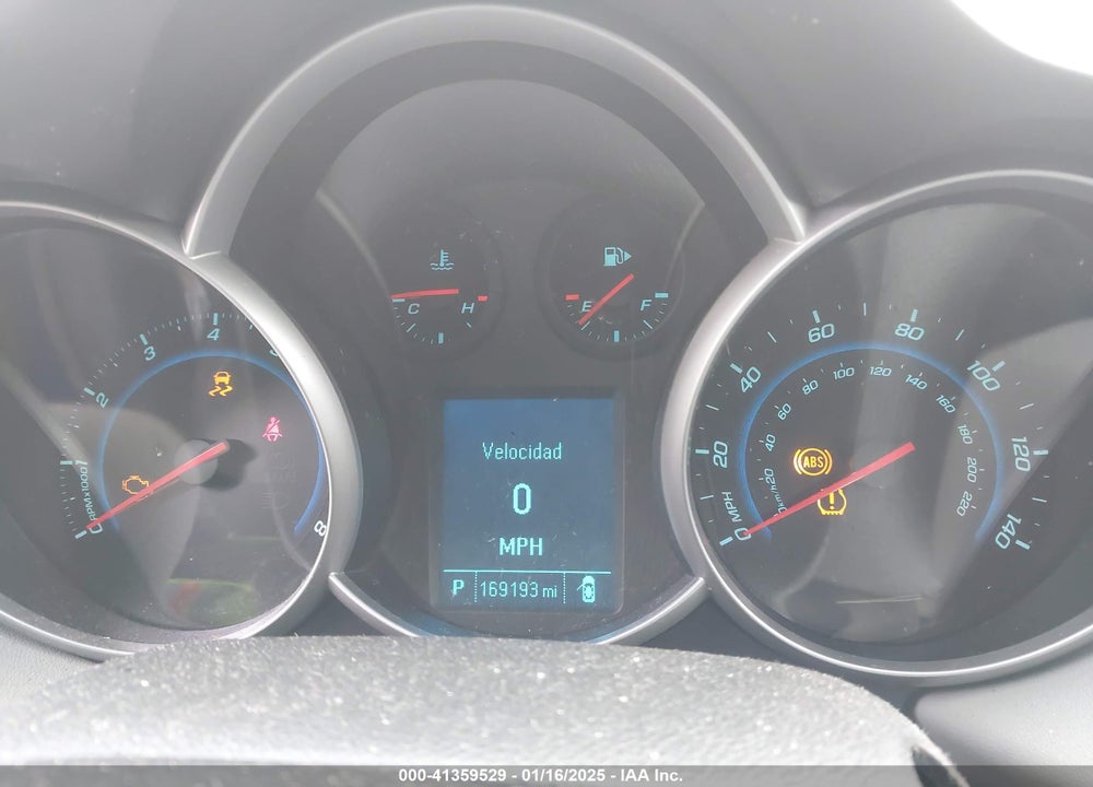 2012 CHEVROLET CRUZE VIN: 1G1PC5SH5C7194552