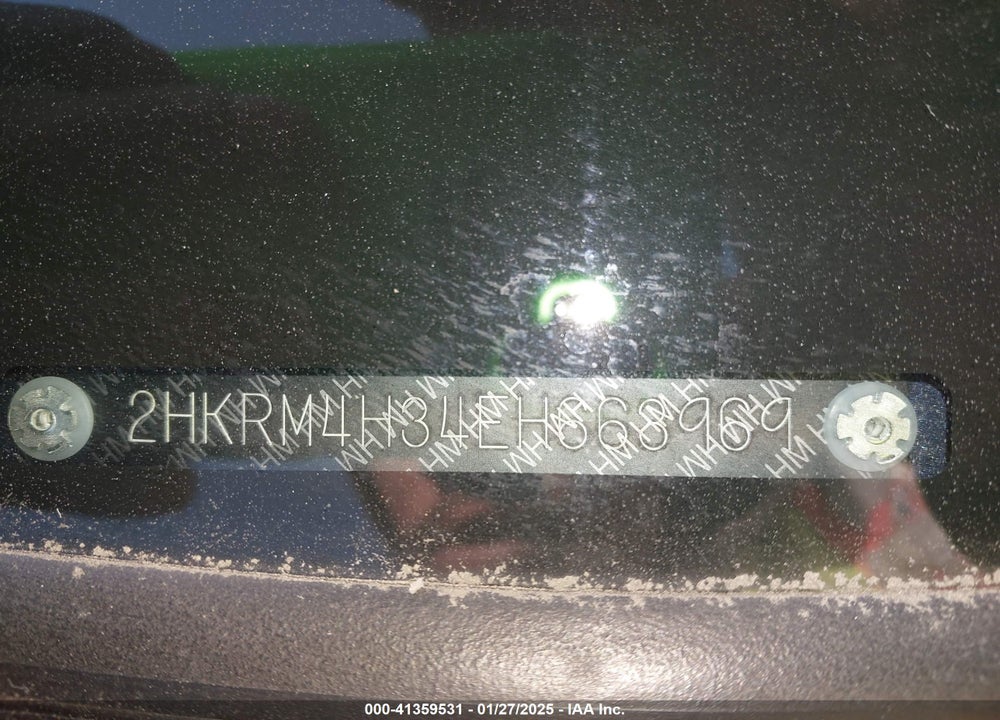 2014 HONDA CR-V LX VIN: 2HKRM4H34EH663969