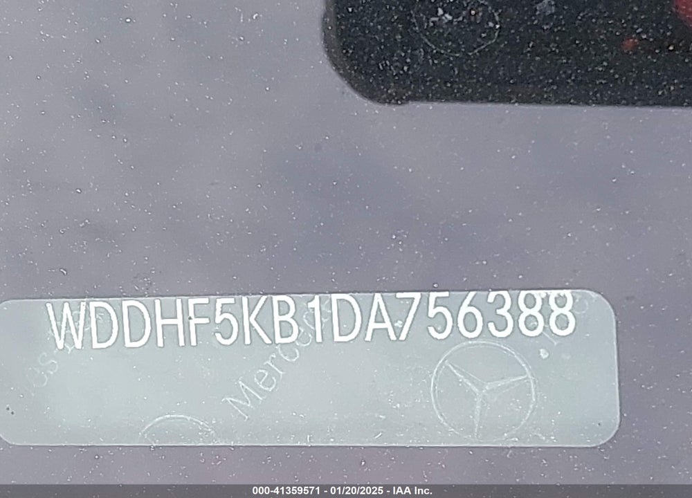 2013 MERCEDES-BENZ E 350 VIN: WDDHF5KB1DA756388