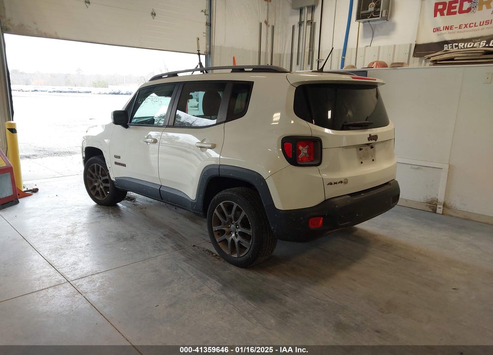 2016 JEEP RENEGADE 75TH ANNIVERSARY VIN: ZACCJBBW5GPD13556