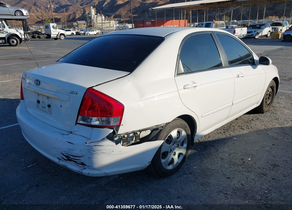 2007 KIA SPECTRA EX VIN: KNAFE122275487664