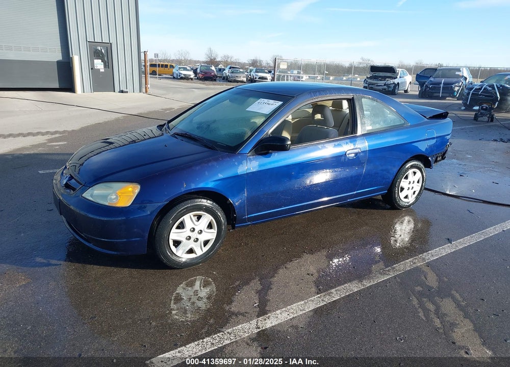 2003 HONDA CIVIC LX VIN: 1HGEM22503L008179