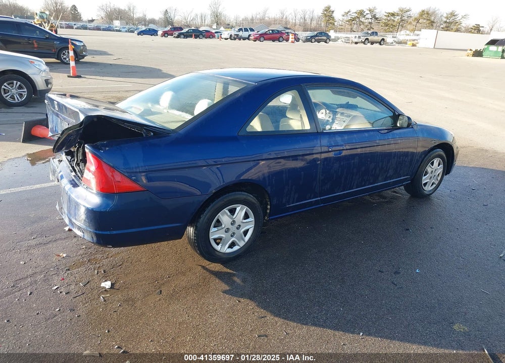 2003 HONDA CIVIC LX VIN: 1HGEM22503L008179