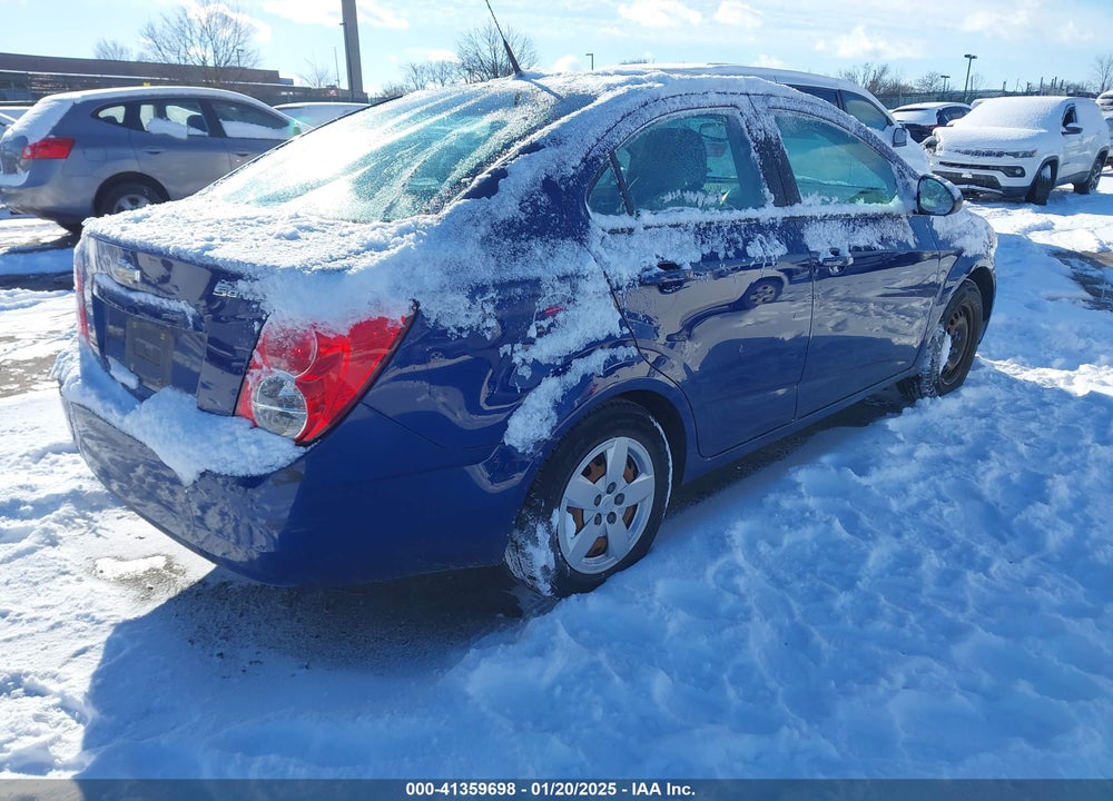 2014 CHEVROLET SONIC VIN: 1G1JA5SH8E4222750