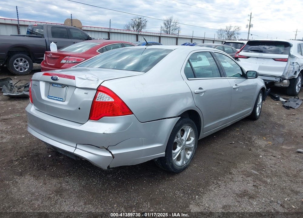 2012 FORD FUSION VIN: 3FAHP0HA5CR421668