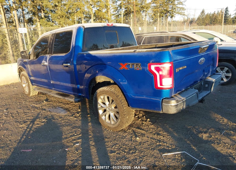 2017 FORD F-150 VIN: 1FTEW1EG3HKE31030