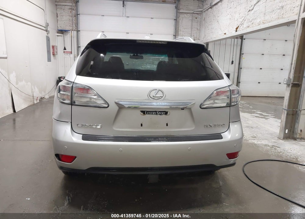 2010 LEXUS RX 350 VIN: 2T2BK1BA6AC036065