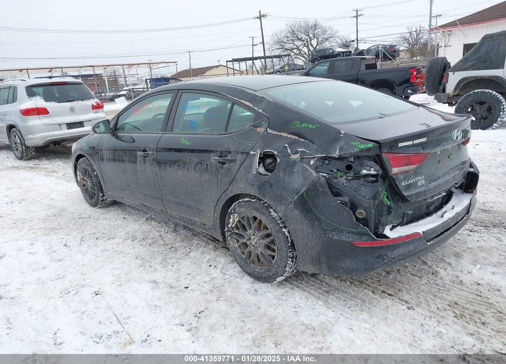2018 HYUNDAI ELANTRA VIN: KMHD74LF0JU489493