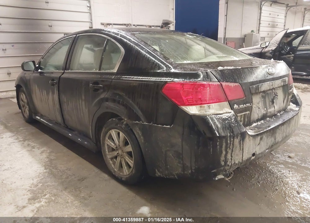 2011 SUBARU LEGACY 2.5I PREMIUM VIN: 4S3BMBB60B3217477