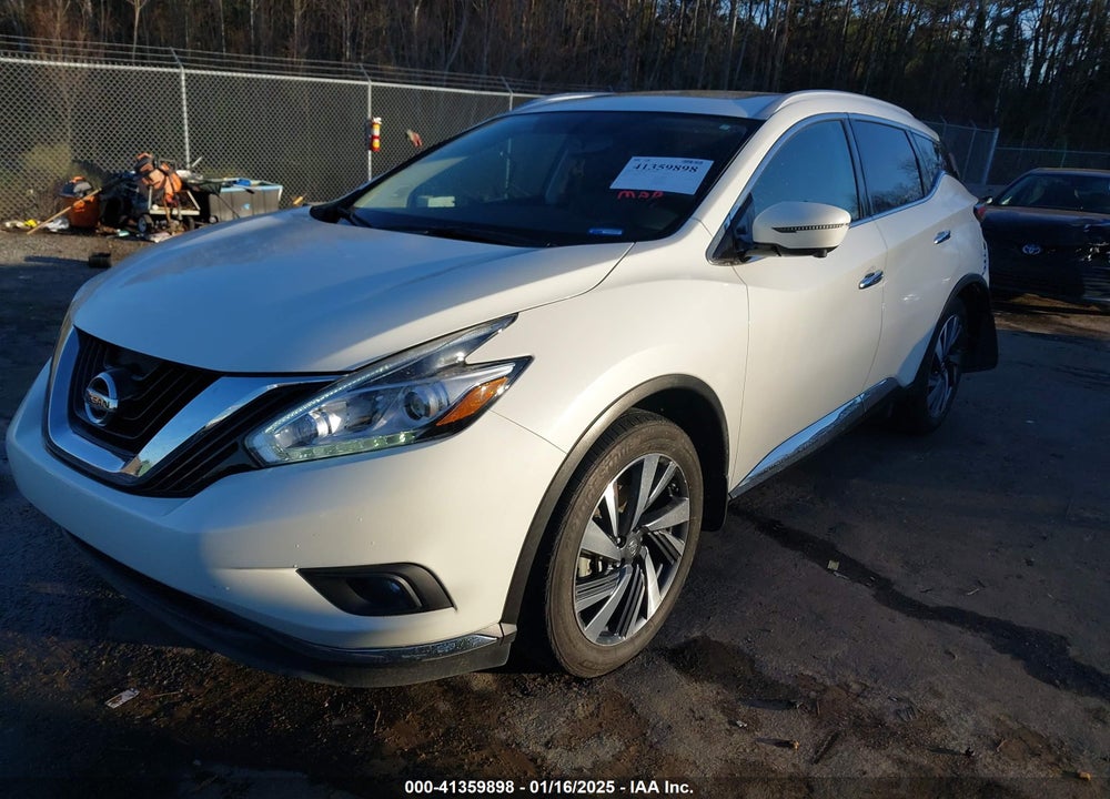 2017 NISSAN MURANO PLATINUM VIN: 5N1AZ2MH5HN118819