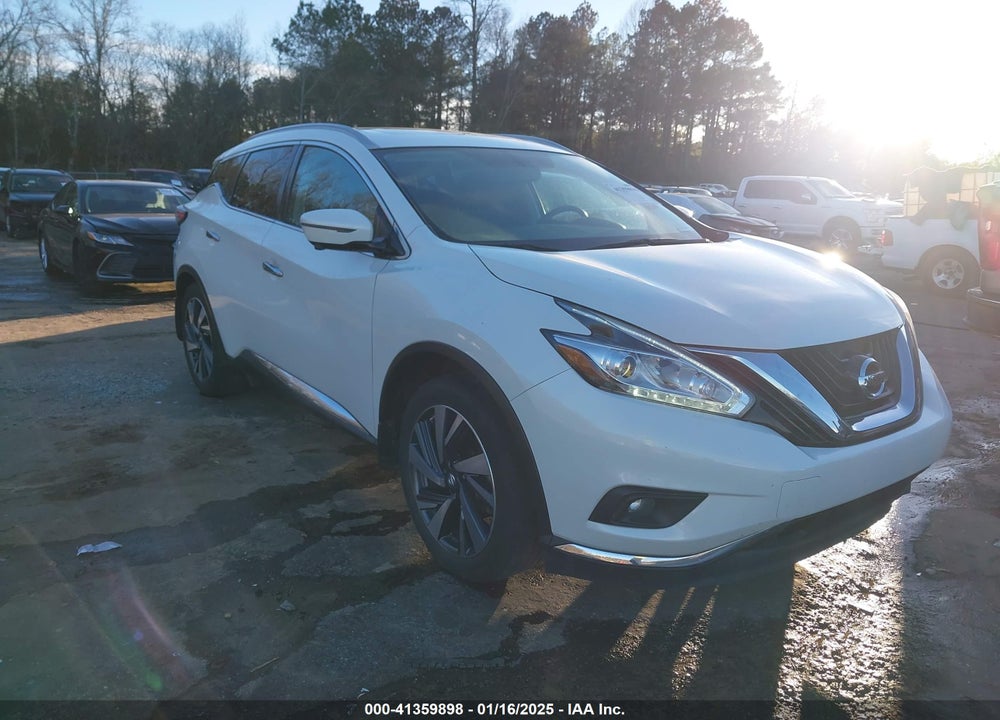2017 NISSAN MURANO PLATINUM VIN: 5N1AZ2MH5HN118819