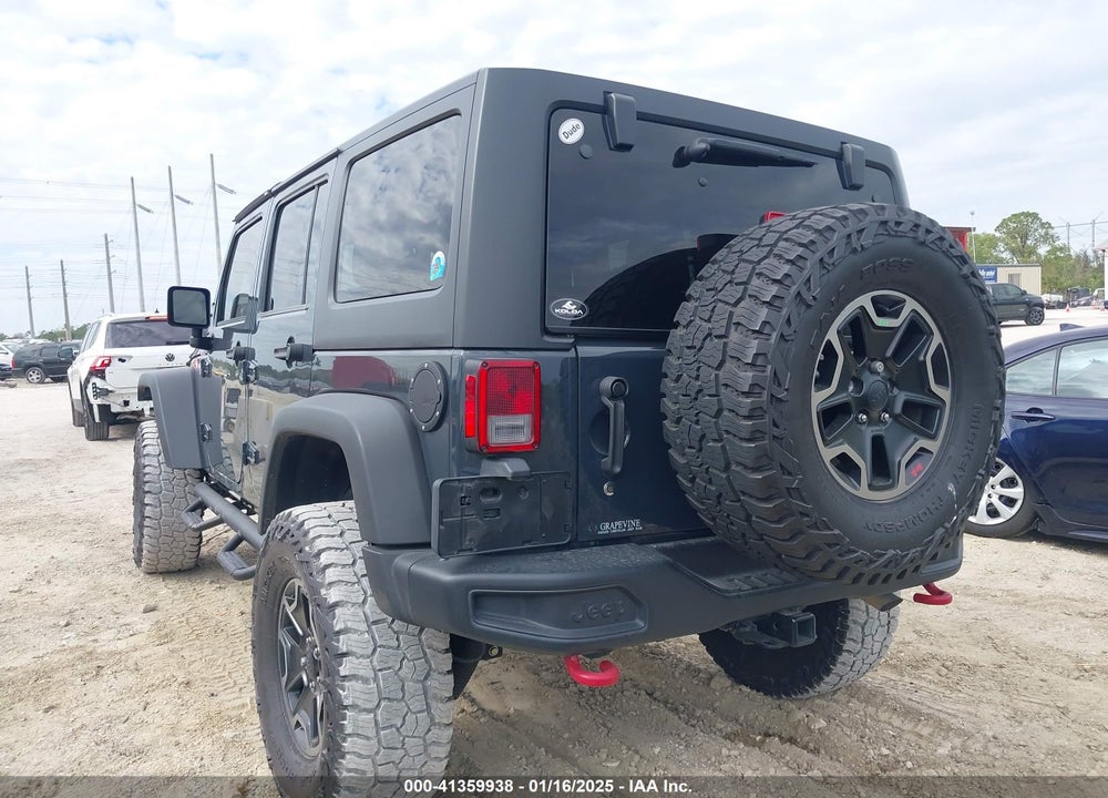 2017 ANGLER JEEP WR UNLIMITED RUBICON HARD ROCK 4X4 VIN: 1C4BJWFG0HL505849