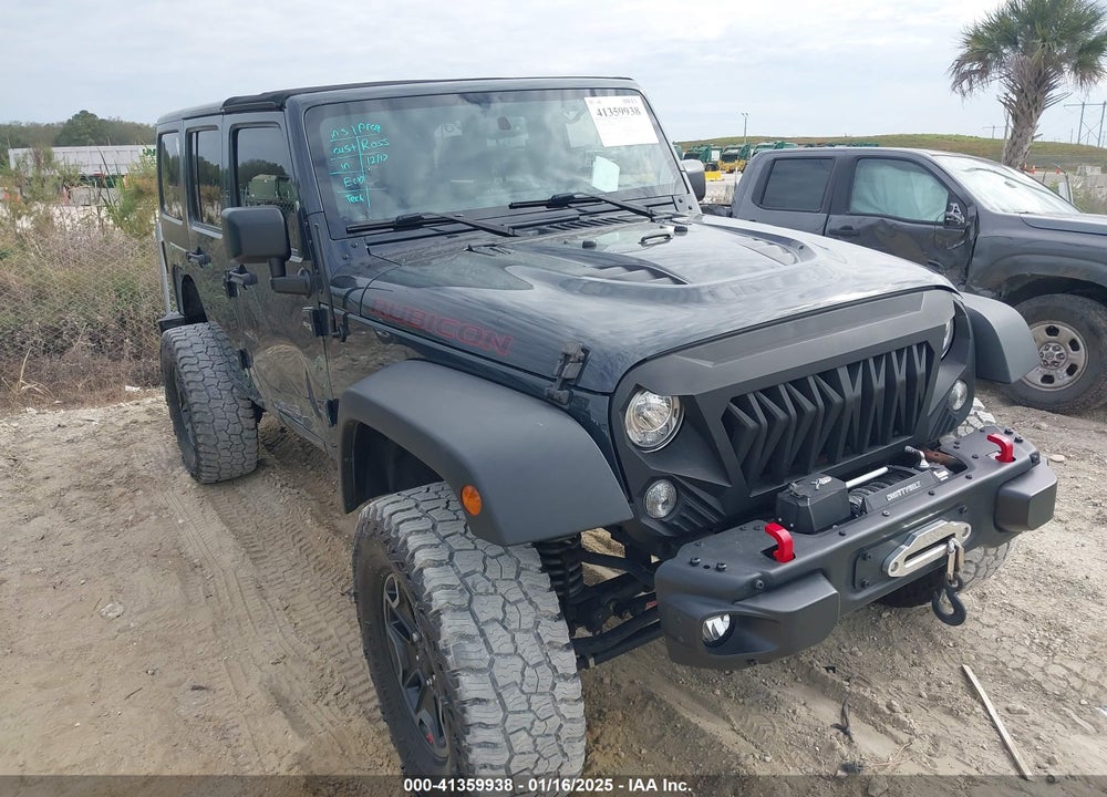 2017 ANGLER JEEP WR UNLIMITED RUBICON HARD ROCK 4X4 VIN: 1C4BJWFG0HL505849