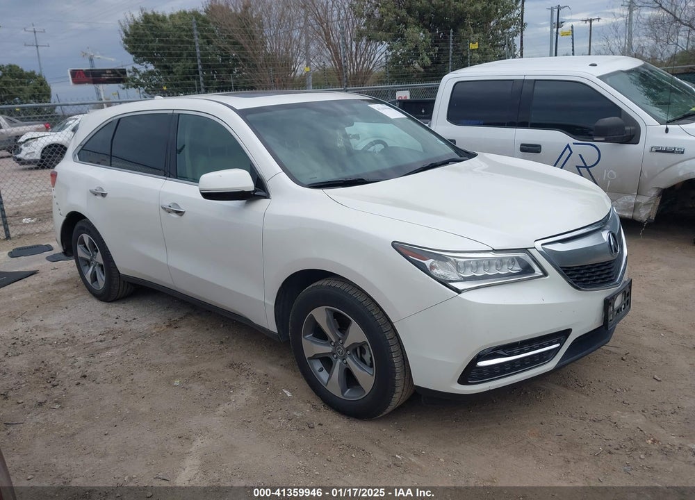 2014 ACURA MDX VIN: 5FRYD3H20EB002756