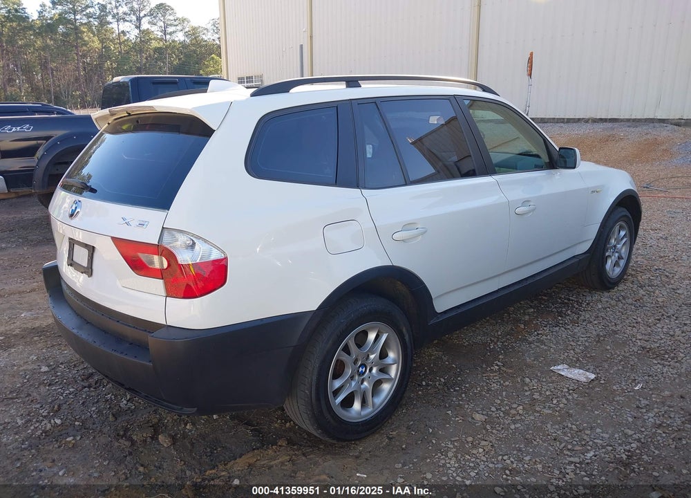 2004 BMW X3 2.5I VIN: WBXPA73414WC42291