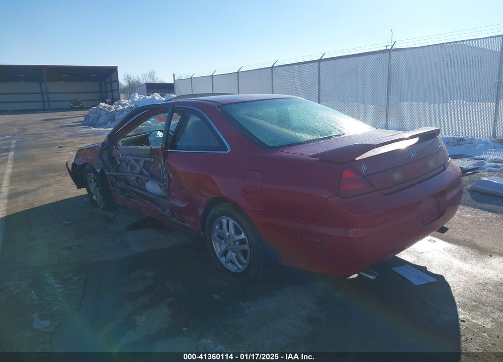 2002 HONDA ACCORD 3.0 EX VIN: 1HGCG22552A034544