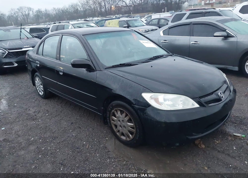 2004 HONDA CIVIC LX VIN: 1HGES16514L021454