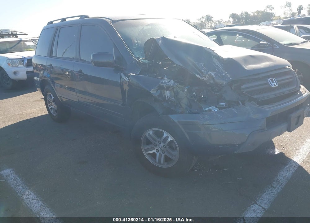 2004 HONDA PILOT EX-L VIN: 2HKYF18514H574283