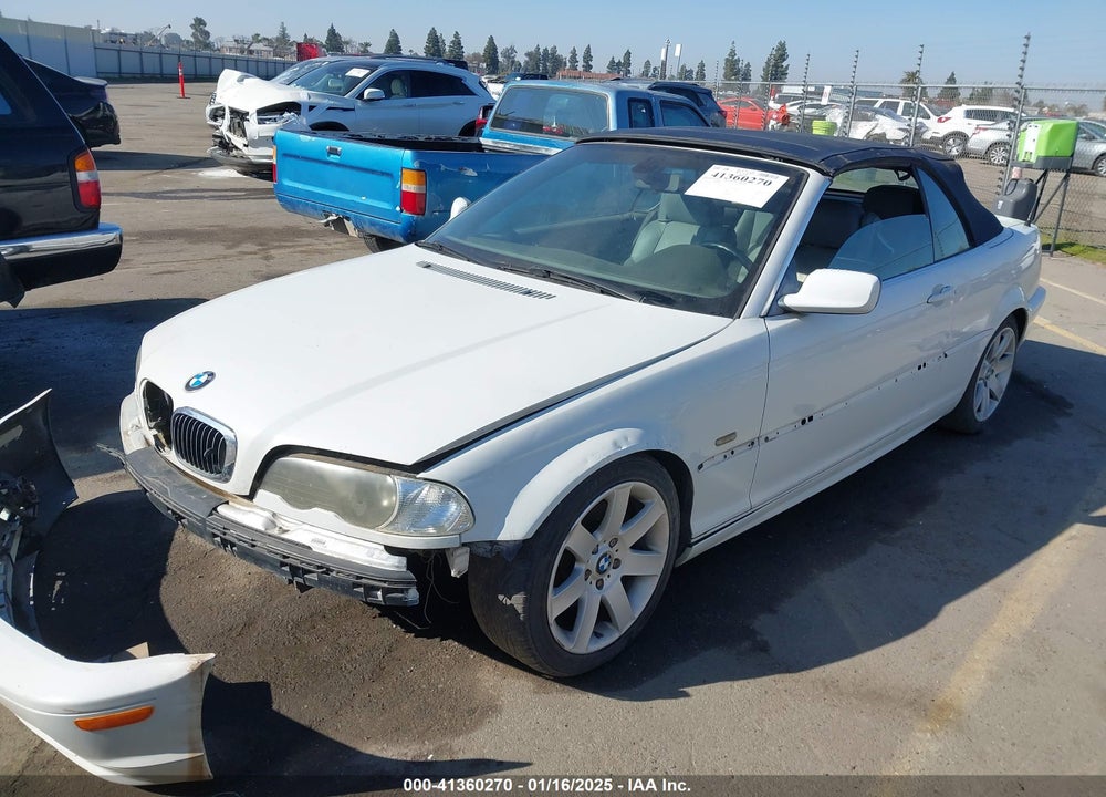 2003 BMW 325CI VIN: WBABS33433PG90017