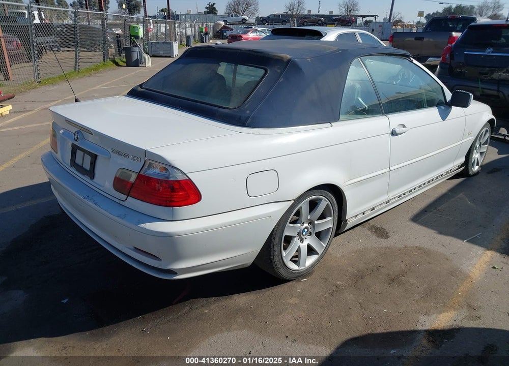 2003 BMW 325CI VIN: WBABS33433PG90017