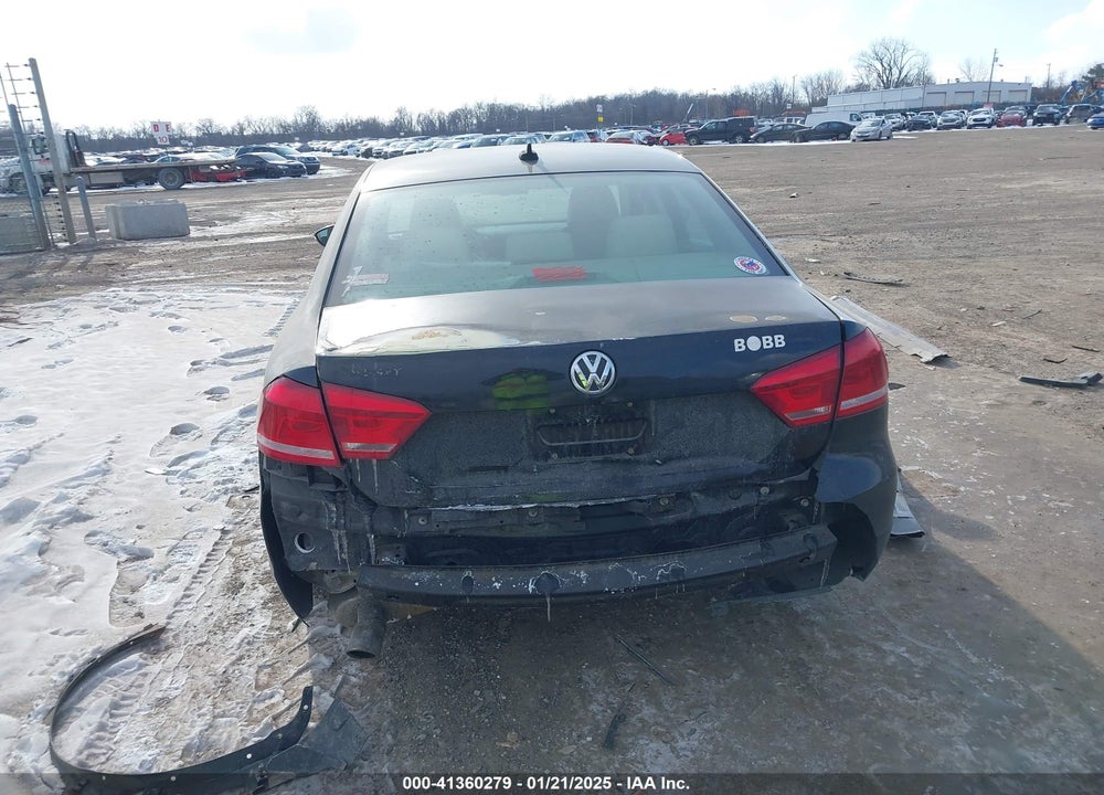 2012 VOLKSWAGEN PASSAT 2.5L SE VIN: 1VWBH7A37CC102043