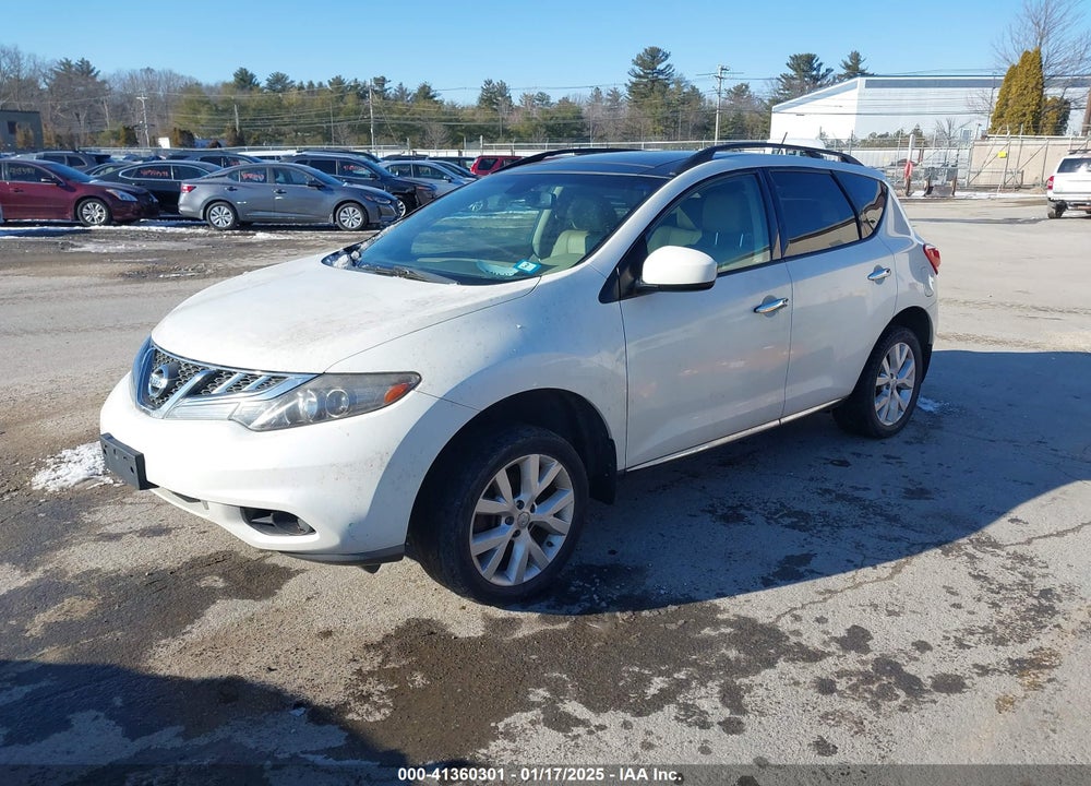 2012 NISSAN MURANO SL VIN: JN8AZ1MW3CW200178