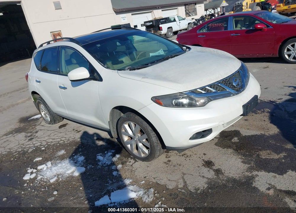 2012 NISSAN MURANO SL VIN: JN8AZ1MW3CW200178
