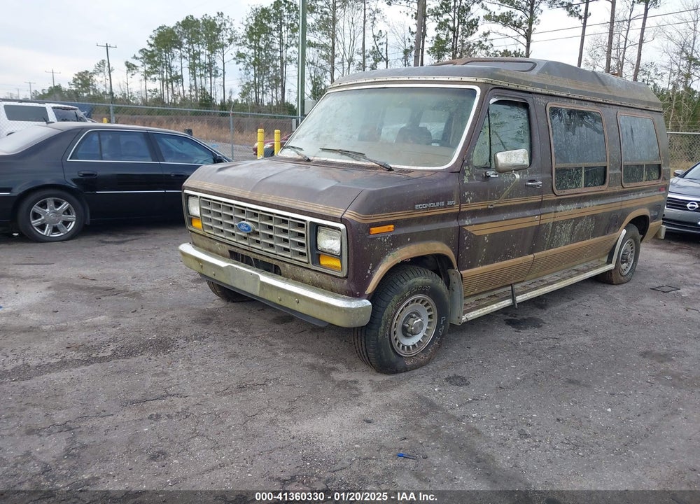 1987 FORD ECONOLINE E150 VAN VIN: 1FDDE14N7HHA49347