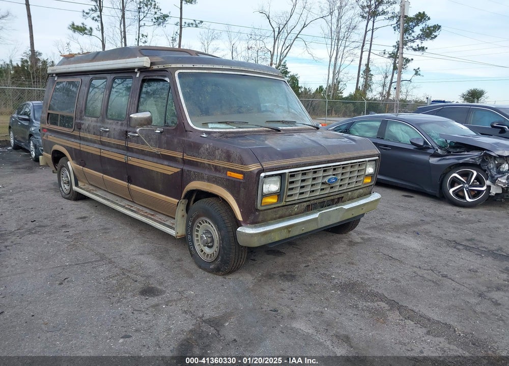 1987 FORD ECONOLINE E150 VAN VIN: 1FDDE14N7HHA49347