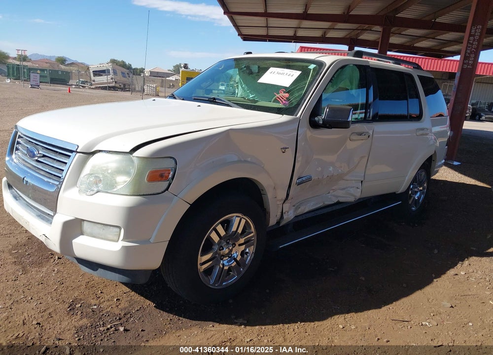2008 FORD EXPLORER LIMITED VIN: 1FMEU65858UA01480