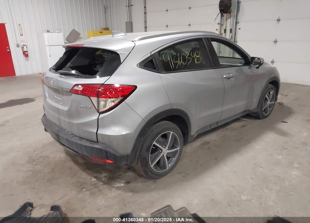 2022 HONDA HR-V AWD EX VIN: 3CZRU6H58NM752171