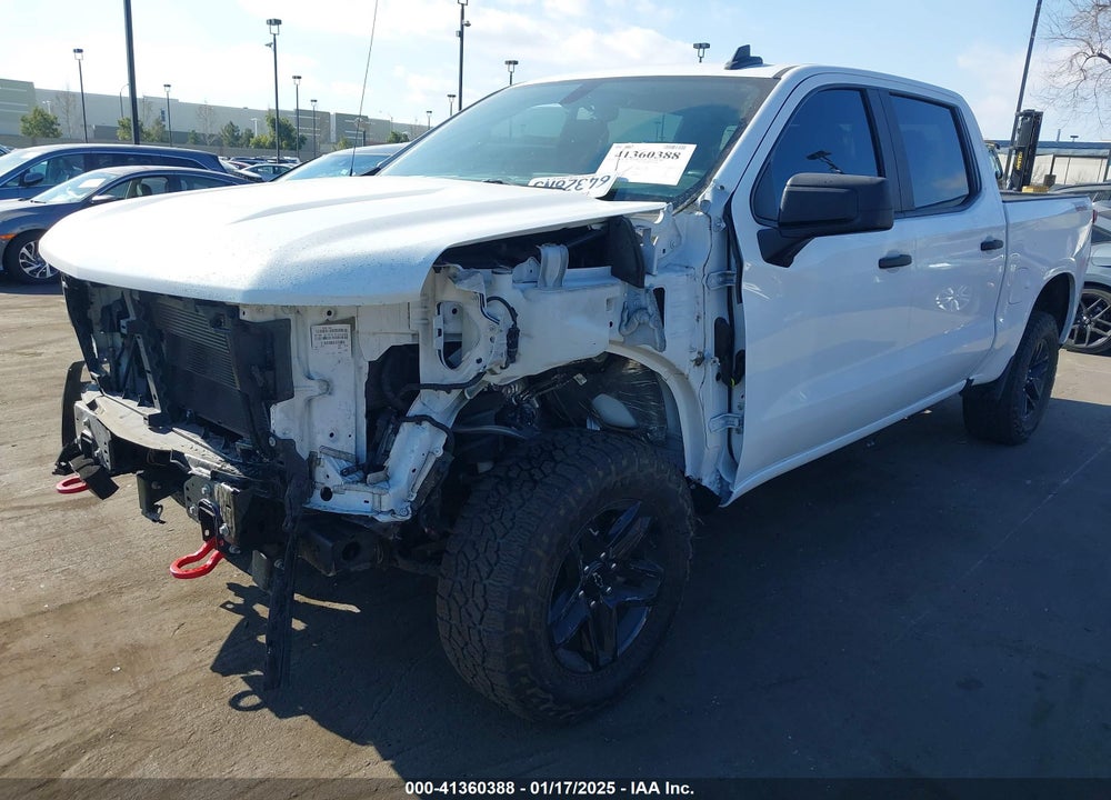 2020 CHEVROLET SILVERADO 1500 4WD SHORT BED CUSTOM TRAIL BOSS VIN: 1GCPYCEF0LZ185897