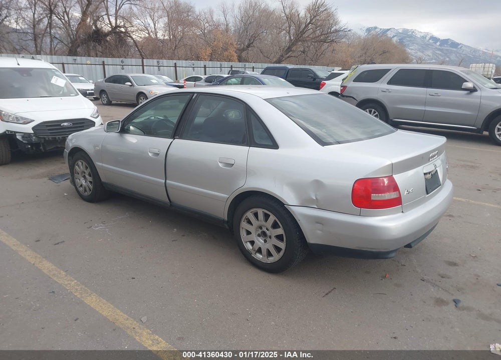 2001 AUDI A4 1.8 T VIN: WAUDC68D31A003874
