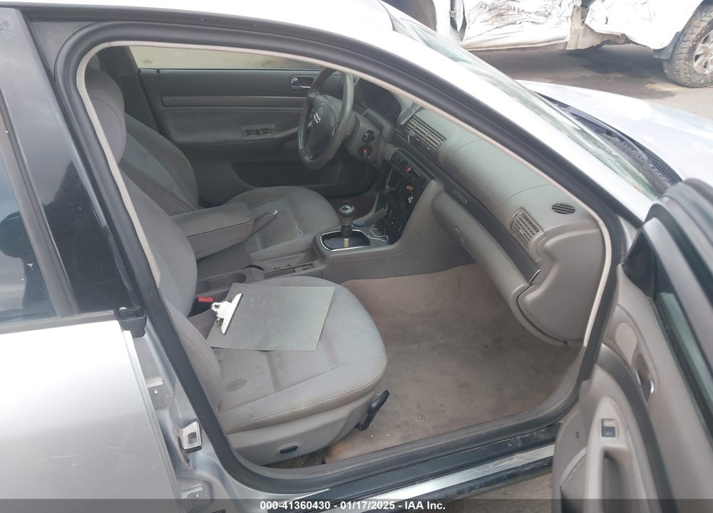 2001 AUDI A4 1.8 T VIN: WAUDC68D31A003874