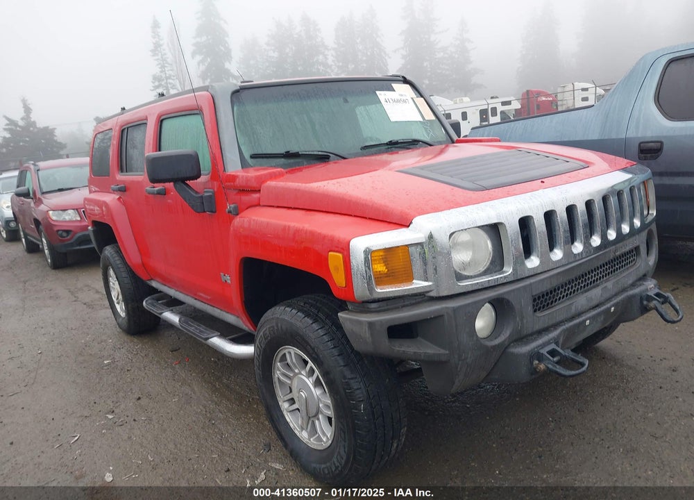 2007 HUMMER H3 SUV VIN: 5GTDN13E278161843