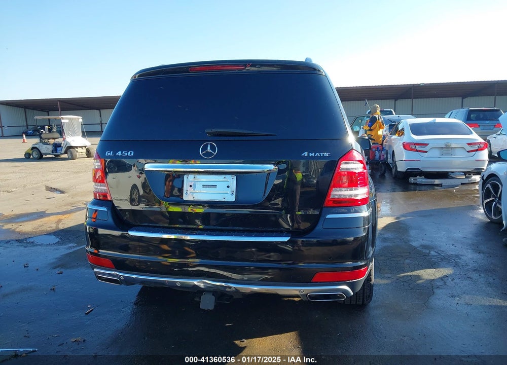 2011 MERCEDES-BENZ GL 450 4MATIC VIN: 4JGBF7BE2BA629020