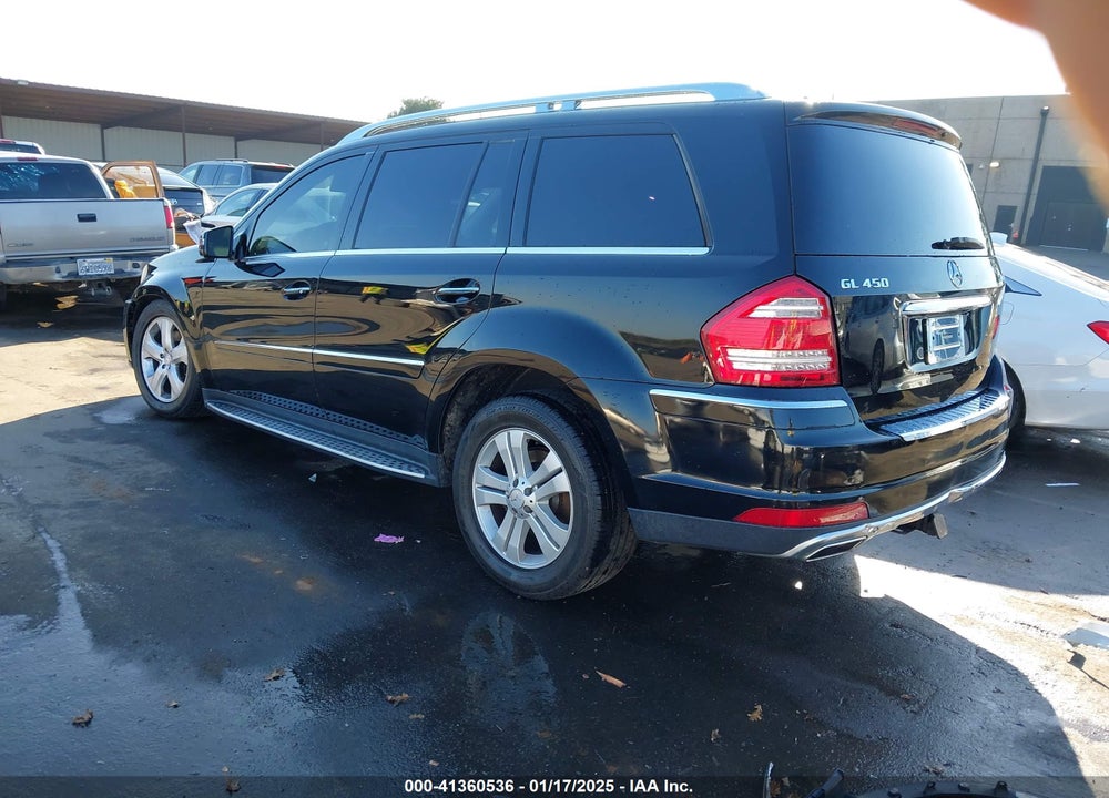 2011 MERCEDES-BENZ GL 450 4MATIC VIN: 4JGBF7BE2BA629020