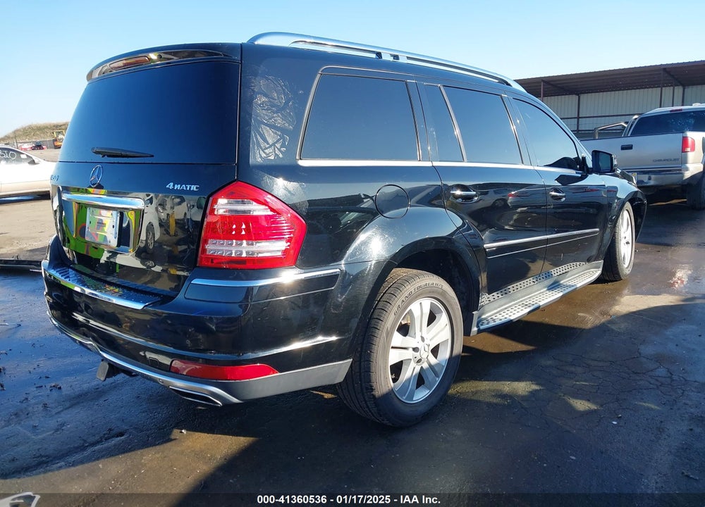 2011 MERCEDES-BENZ GL 450 4MATIC VIN: 4JGBF7BE2BA629020