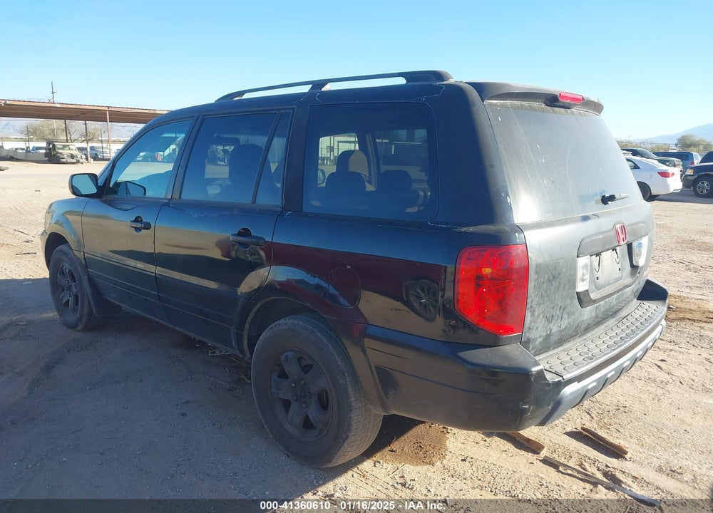 2004 HONDA PILOT EX-L VIN: 2HKYF18754H578144