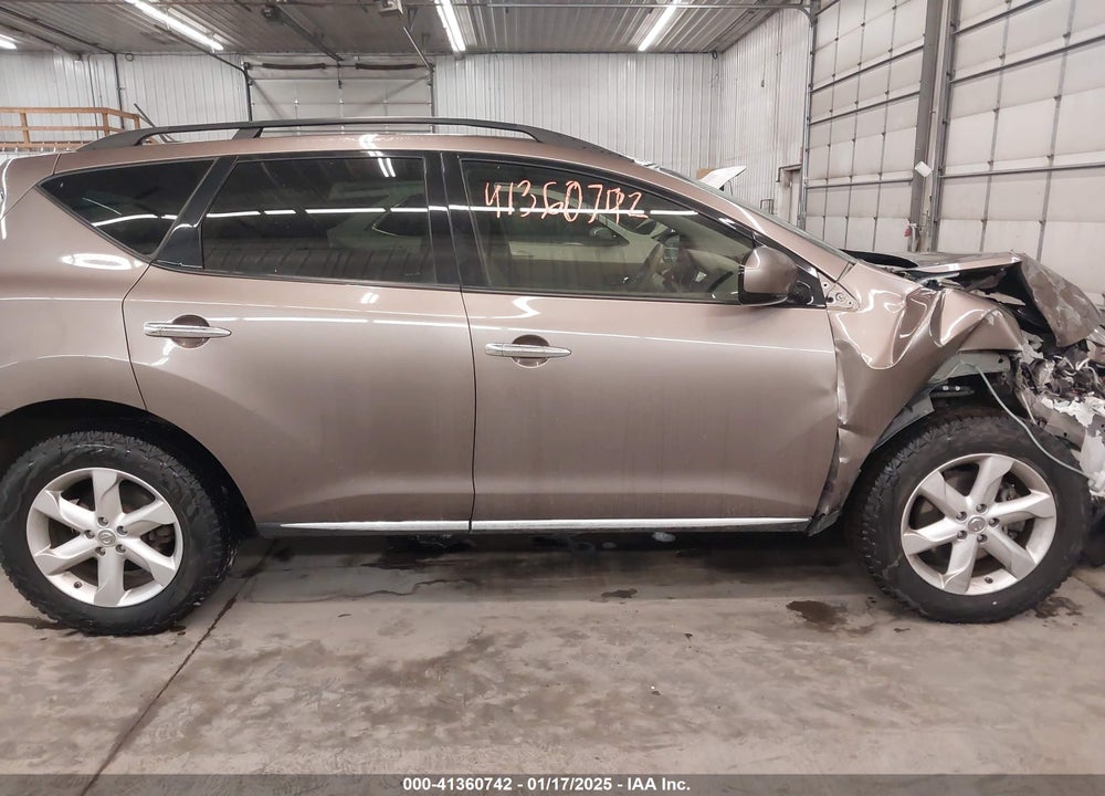 2010 NISSAN MURANO SL VIN: JN8AZ1MW0AW111990