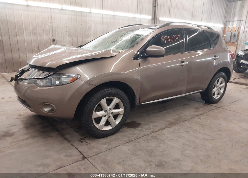 2010 NISSAN MURANO SL VIN: JN8AZ1MW0AW111990