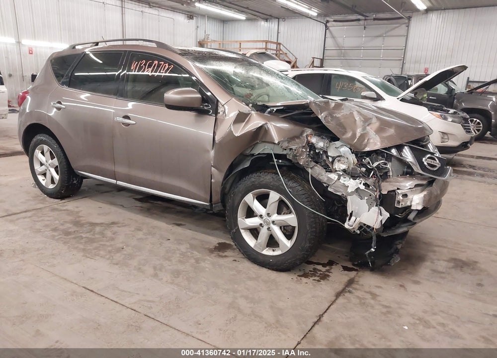 2010 NISSAN MURANO SL VIN: JN8AZ1MW0AW111990