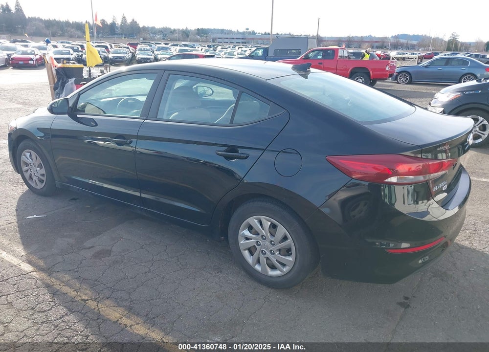 2017 HYUNDAI ELANTRA VIN: KMHD74LF6HU338023
