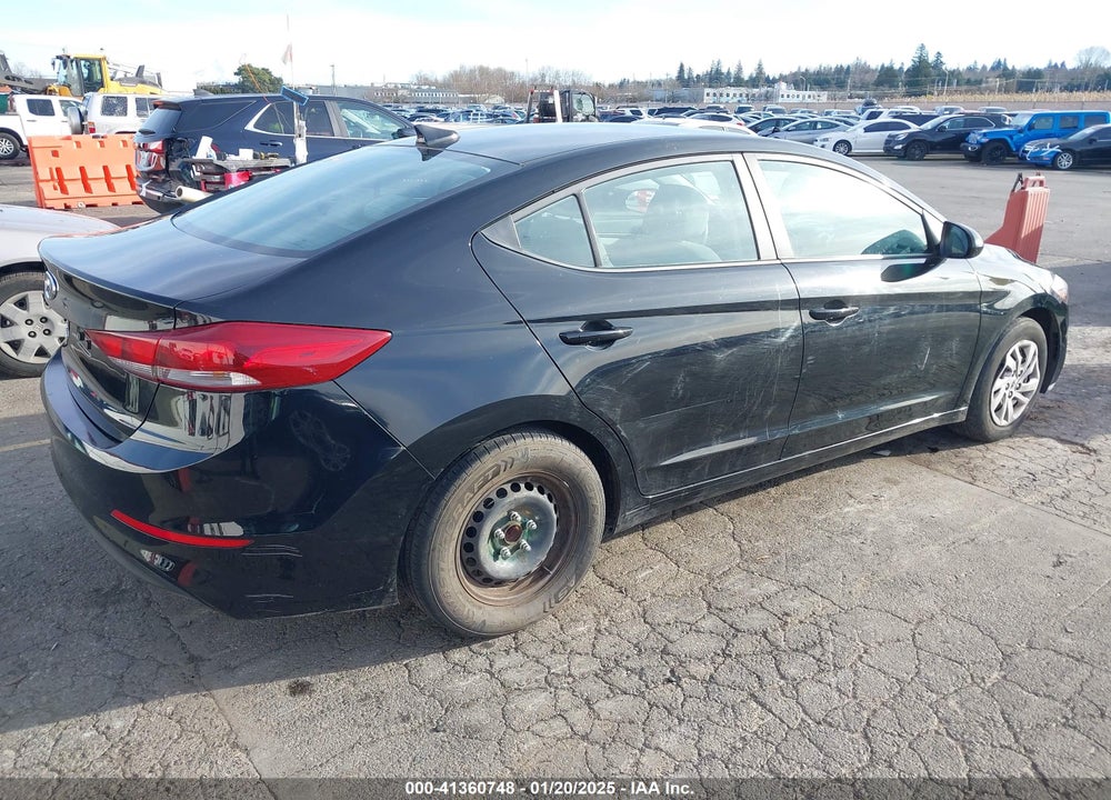2017 HYUNDAI ELANTRA VIN: KMHD74LF6HU338023